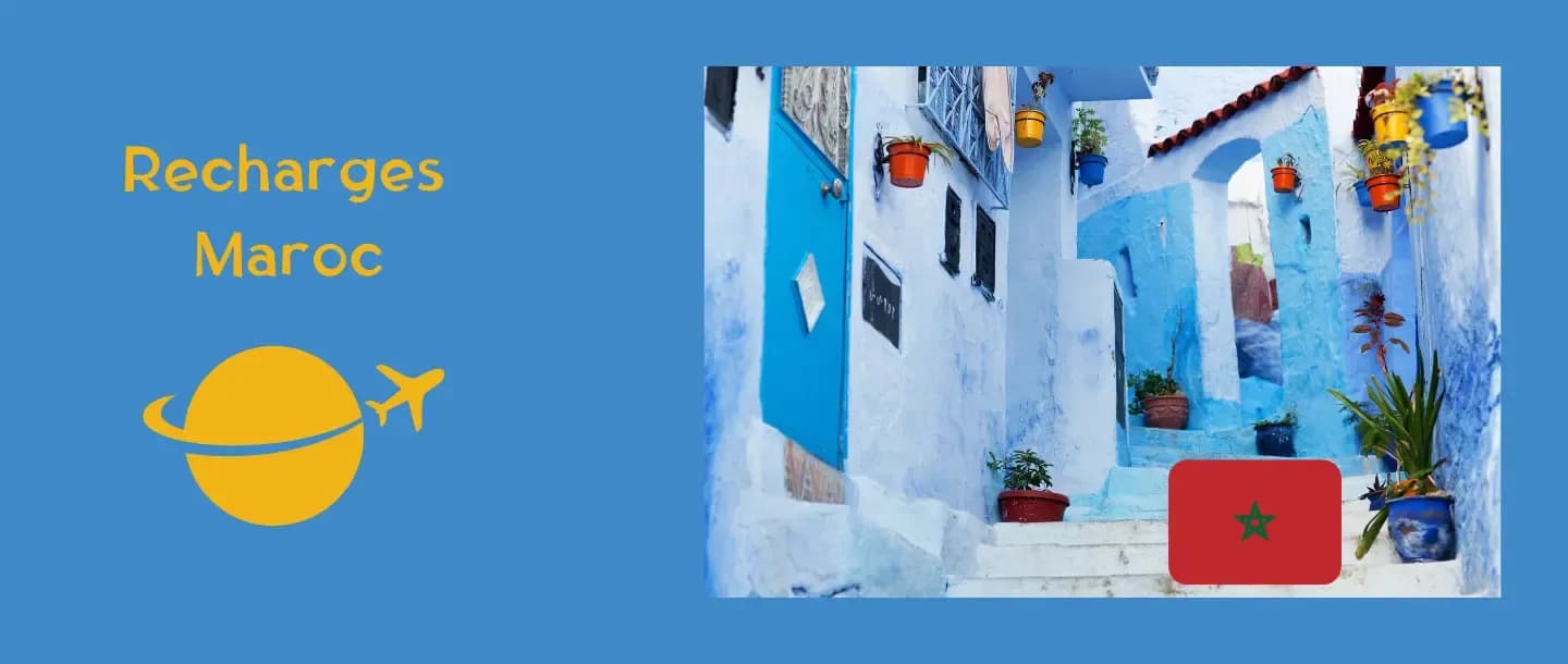 Recharges pour le Maroc (Inwi, Orange, Maroc Telecom) avec Joxko !